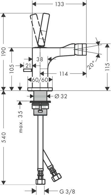 Bidet Mixer